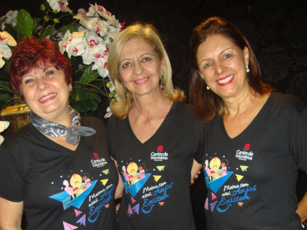 Jussara P. de Figueiredo (nat é hoje), Dalila Barini e Vera Colmanetti.