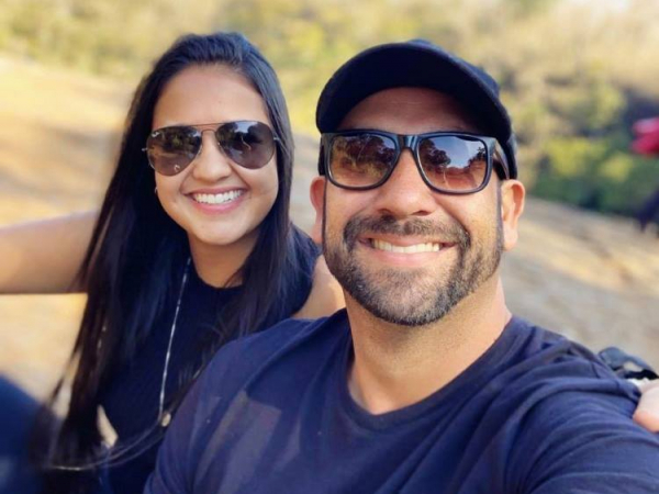 Super simpáticos, Victória e Lucas Jacintho, amam receber amigos em sua agradabilíssima chácara 