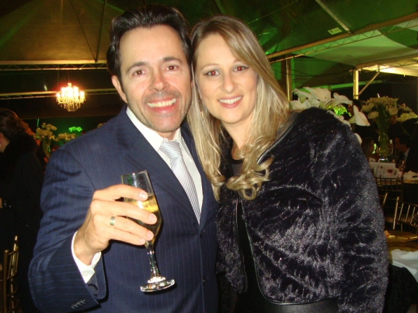 Biel Balieiro (nat é na 4ª./15) e amada Marília Andrade.