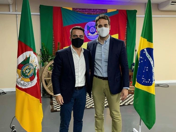  Diretor do Magalu, Fabrício Bittar Garcia, esta semana, foi recebido pelo governador Eduardo Leite, do Rio Grande do Sul