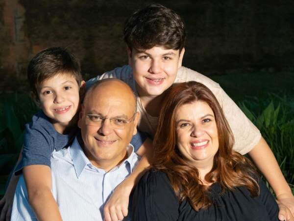 Alexandre Ferreira, Cynthia e os filhos