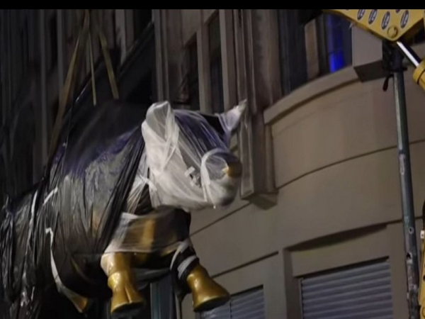 Ao avaliar a instalação, membros da CPPU criticaram o fato de estátua representar uma das marcas do seu idealizador, o sócio da XP e presidente da empresa de educação financeira Vai Tourinho, Pablo Spyer. O empresário também é conhecido por apresentar o p