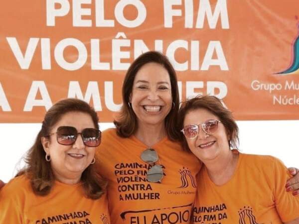 As coordenadoras do Grupo Mulheres do Brasil Franca, Eliane Sanches Querino e Janisse Mahalem, com Dora Bittar, líder do Comitê Contra Violência a Mulheres e Meninas, convidam todos para participarem da caminhada do próximo dia 5