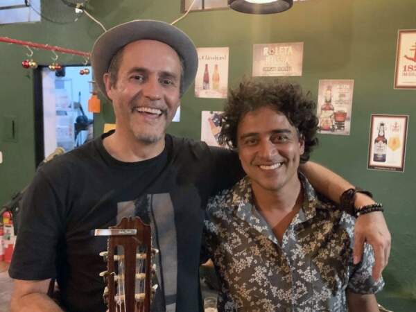 Marcílio Garcetti e Daniel Arruda num encontro musical raro em noite animada