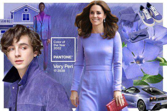 Chamada de Very Peri, um tom azul com toque de violeta - quase um tom de lavanda - que supreendentemente não vimos ser desfiladas nas últimas semanas de moda.
