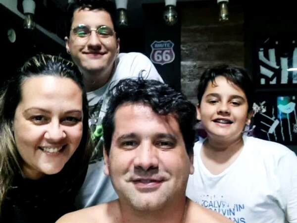 Luís Fernando, Juliana e filhos