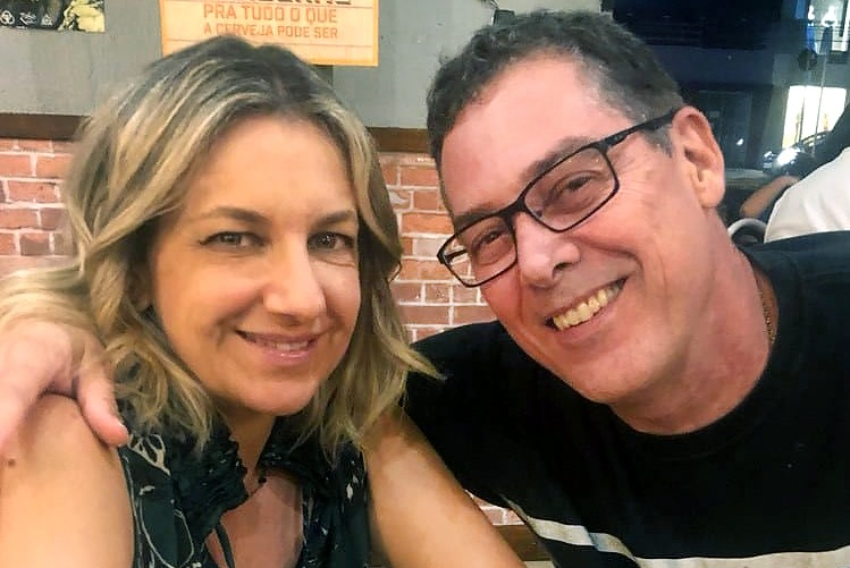 Casal Adriane Liporoni e Maurício Toffano, esbanjando simpatia sempre