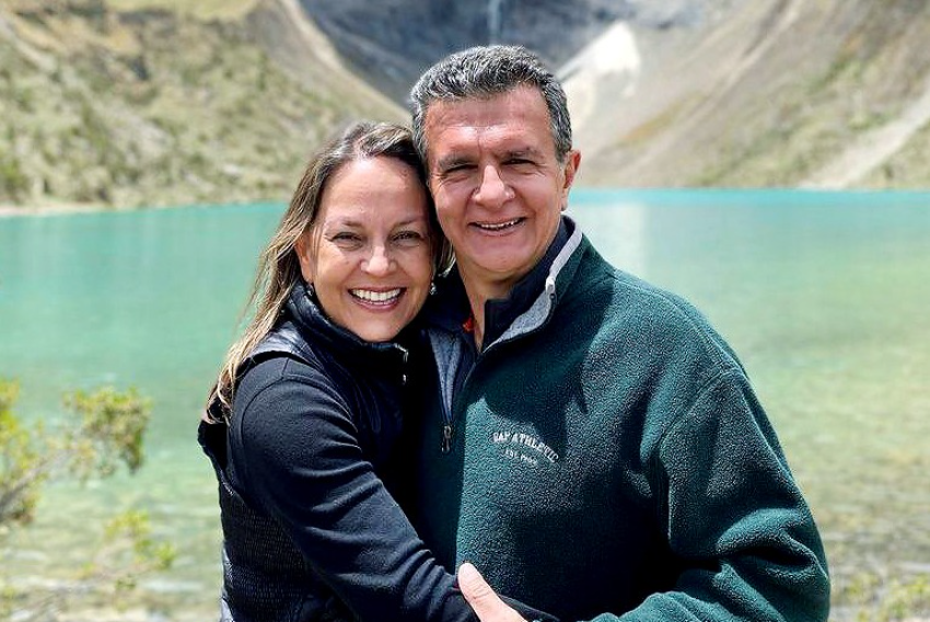 O cirurgião vascular Fernando César Raymundo e sua mulher, a odontóloga Silvia Aguila Raymundo: sempre juntos