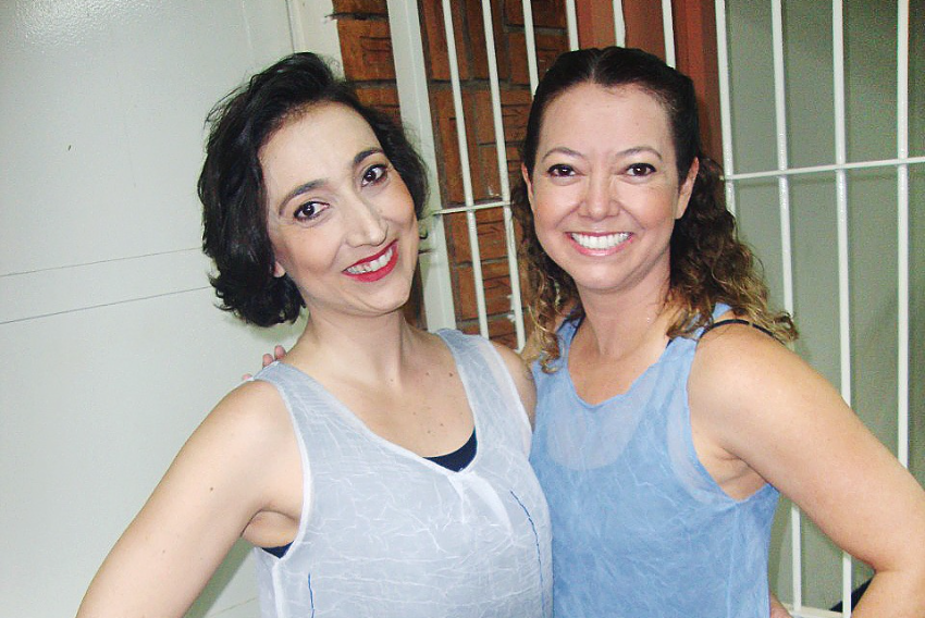 Francine Veríssimo e Lissandra Ribeiro