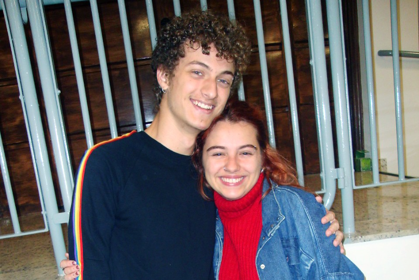 Vítor e Amanda no meu clic