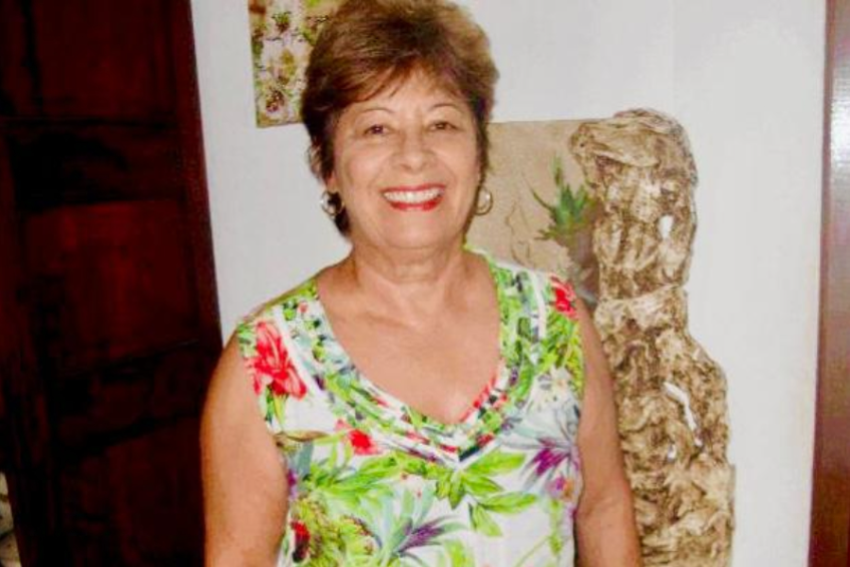 Inez de Oliveira aniversaria dia 3 de abril. Parabéns!