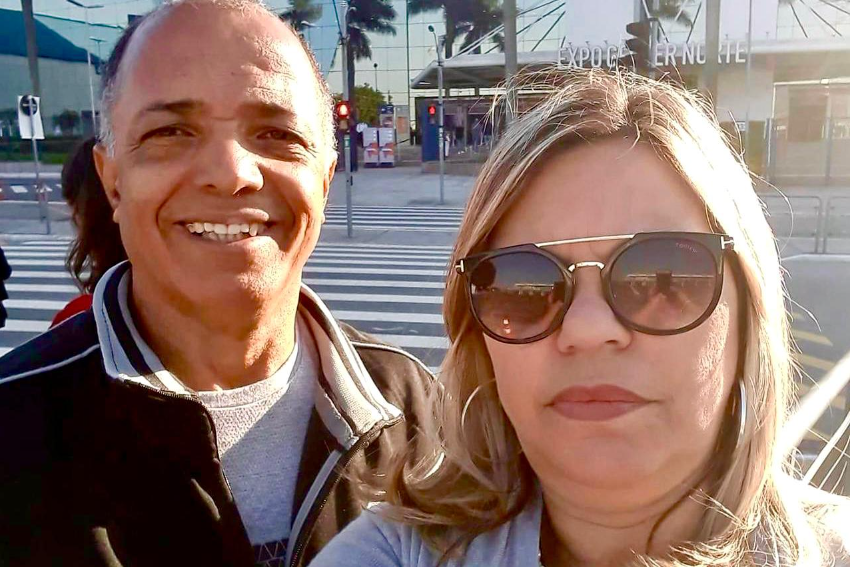Profissionais da área de decoração de eventos, Vanir Freitas Silva e Lucimar Abreu Silva