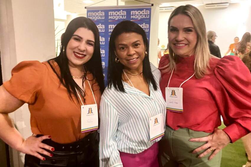 Elas marcaram presença representando a 'Nave Mãe': Pauline Mouro, Liliane Resende e Roberta Pirozzi. 