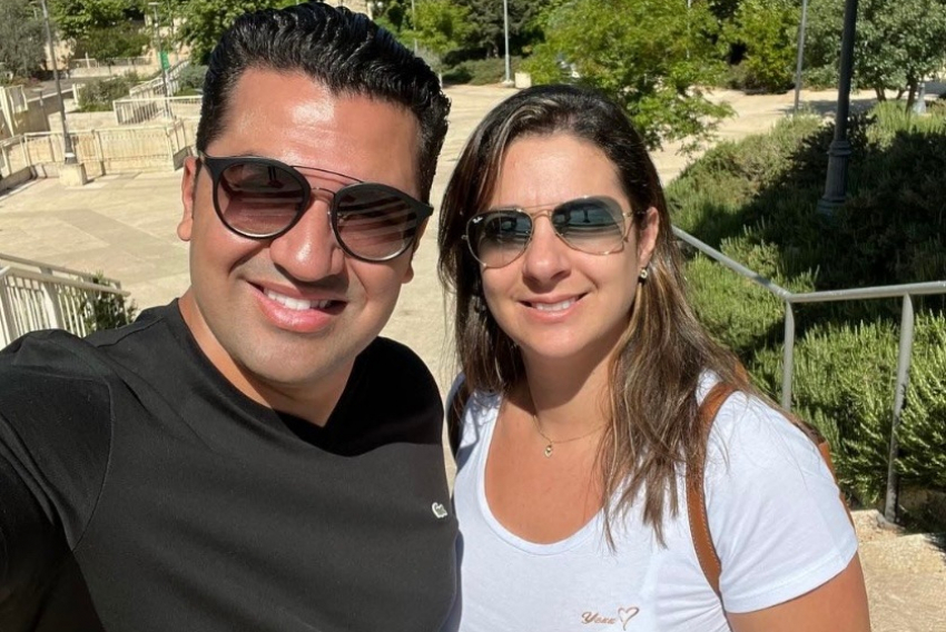 Wagner Marques Vieira (CEO da Blue3 Investimentos) e a esposa, Maristela Vieira.