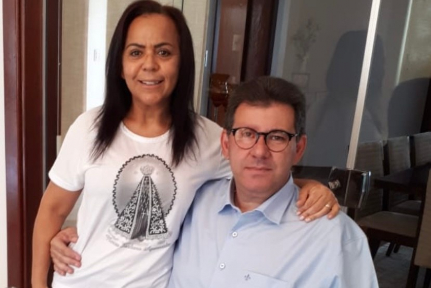 Marco Antônio Soares (Diretor de Markinho Automóveis) e Maria Aparecida Soares 
