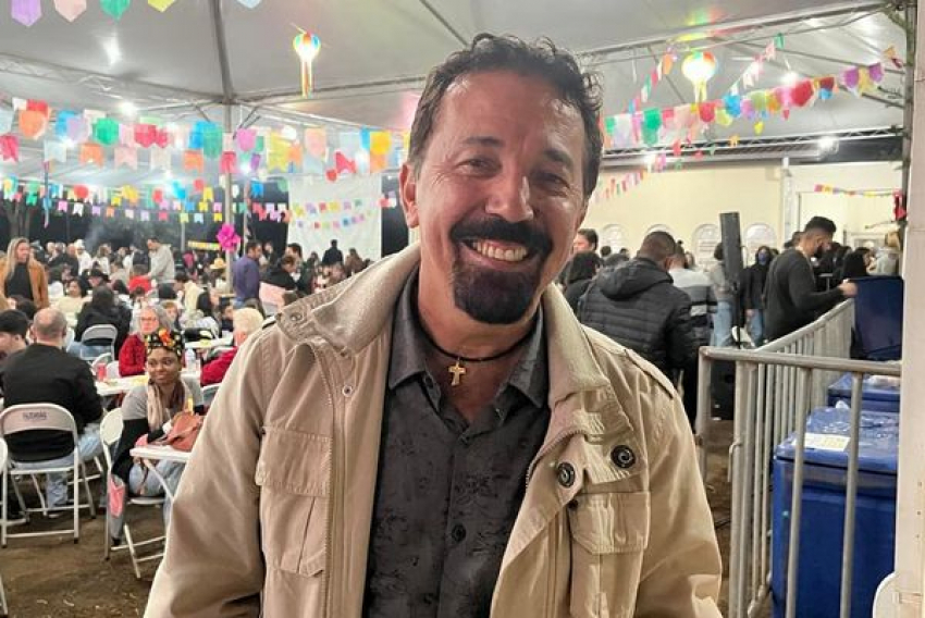 Frei Mauro Luiz Oliveira esteve em Franca, recentemente, participando da quermesse do Convento Franciscano.