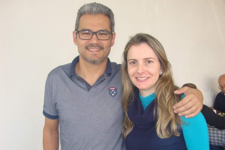 Daniel Varão e Beatriz Ávila (nat é dia 28), que é do departamento comercial da loja de Bombas Rochfer.