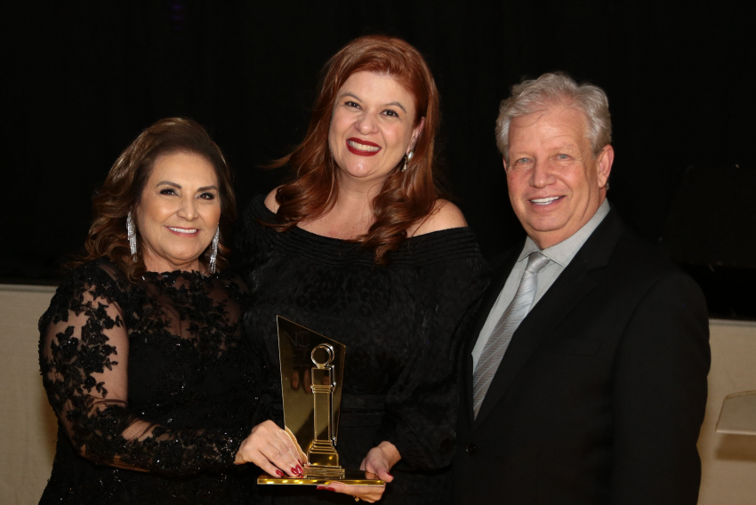 Noedi Martins e Samuel Freitas foram patronos da badalada NC 2022, agraciados pela presidente do Fussol