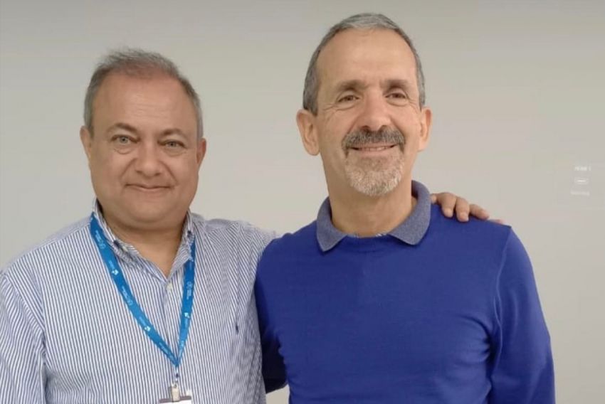 CEO do Grupo Arantes, Juliano Arantes, e CEO da Nestlé-Brasil, Marcelo Melchior, em flash especial