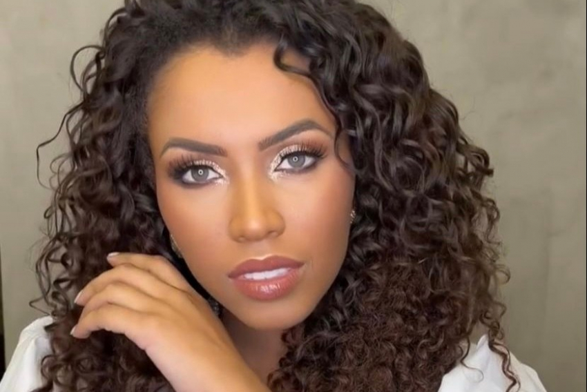 A Miss São Paulo 2022, Letícia Oliveira, desfilou sua elegância pelos salões do Espaço Cedro recentemente