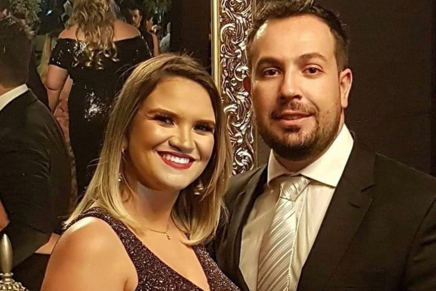 Pablo Chagas e Letícia Santos receberam convidados especiais em almoço na sua aconchegante vivenda