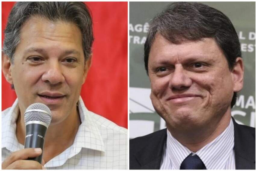 Fernando Haddad (PT) segue na liderança da eleição para o Governo de São Paulo com 31%;  Tarcísio de Freitas (Republicanos) tem 21% das intenções de votos