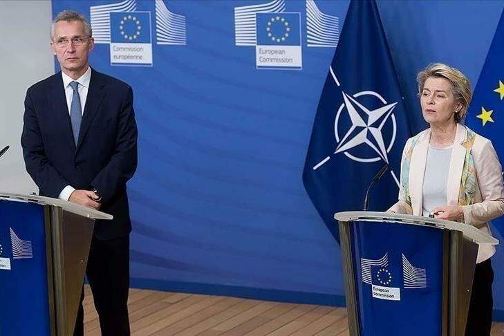 Chefes da Otan e da UE conversam sobre guerra na Ucrânia
