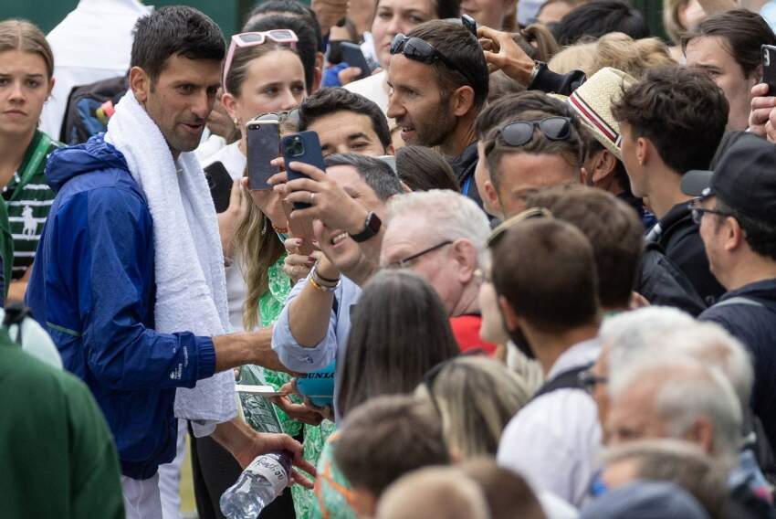 Novak Djokovic voltou ao tênis nesse sábado, pela Laver Cup, em Londres