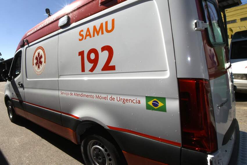 A vítima foi socorrida ao Hospital São Vicente
