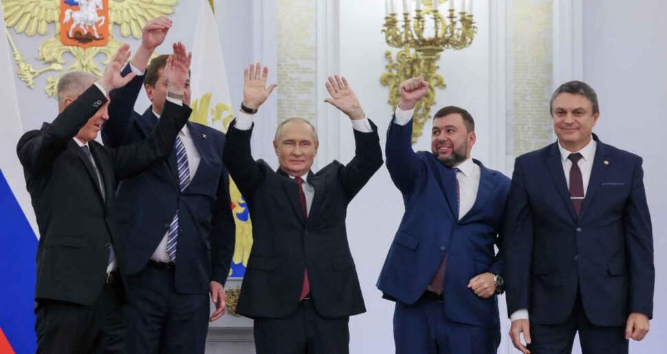 Vladimir Putin Anuncia Anexação De Quatro Territórios Da Ucrânia