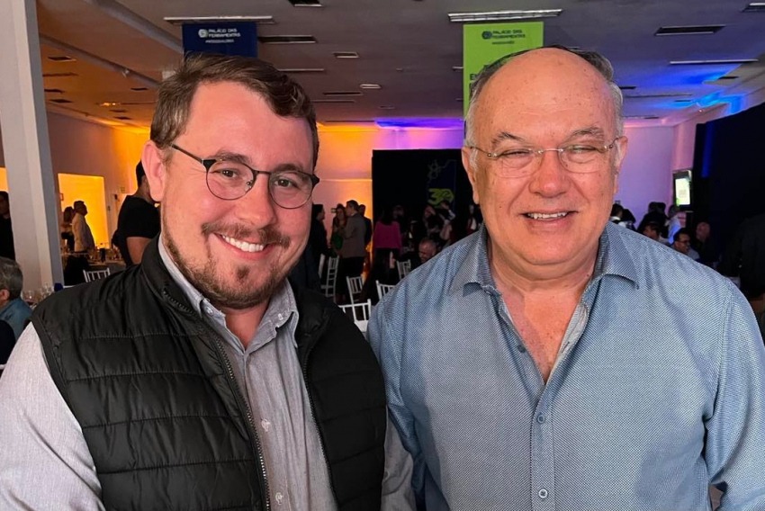 Frei Eduardo Schiehl e Frei Carlos Marchioni, dois queridos sacerdotes da Ordem Franciscana