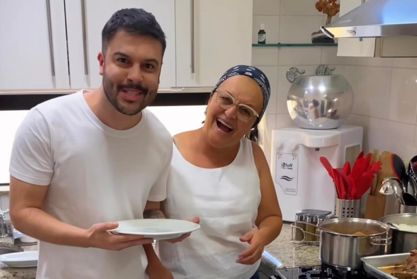 O encontro de dois influencers apaixonados por gastronomia: Eleni Moreti e Thigas Ribeiro