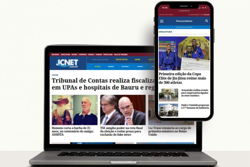 Os portais JCNET, de Bauru e Folha da Região, de Araçatuba são os mais novos integrantes da rede Sampi