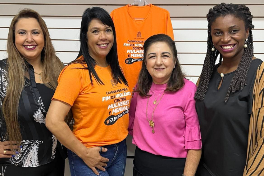 Andrea Taveira, Márcia Matos, Dora Bittar e Kelly Matias também estão à frete da caminhada pelo fim da violência feminina