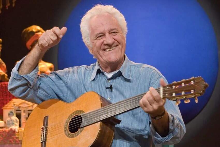 O ator, cantor, compositor e apresentador da TV Cultura, Rolando Boldrin, morto na tarde desta quarta-feira, aos 86 anos