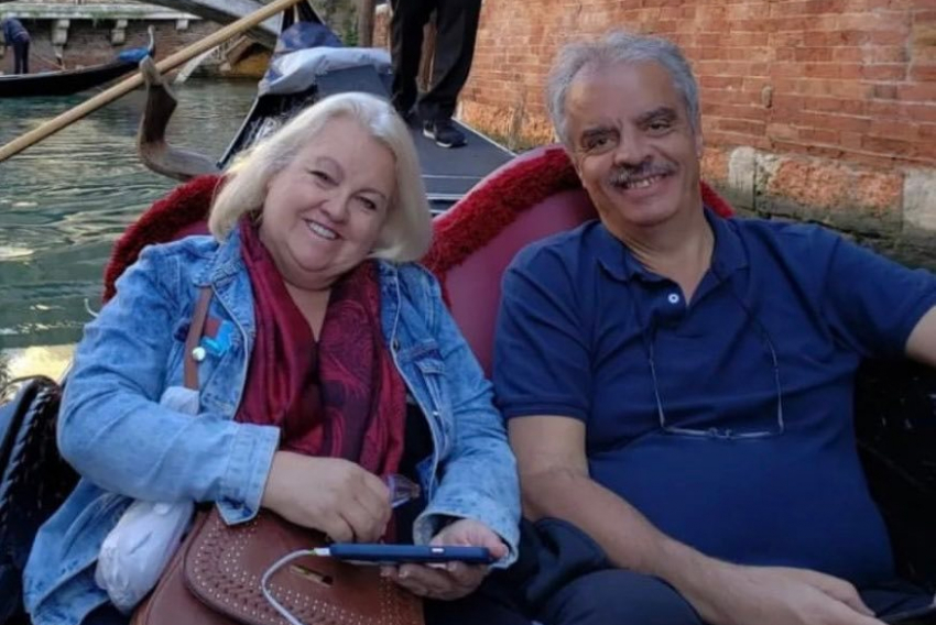 Luiz André do Couto Diniz e Lourdinha Gregorutti Diniz comemoraram 44 anos de casados dia desses