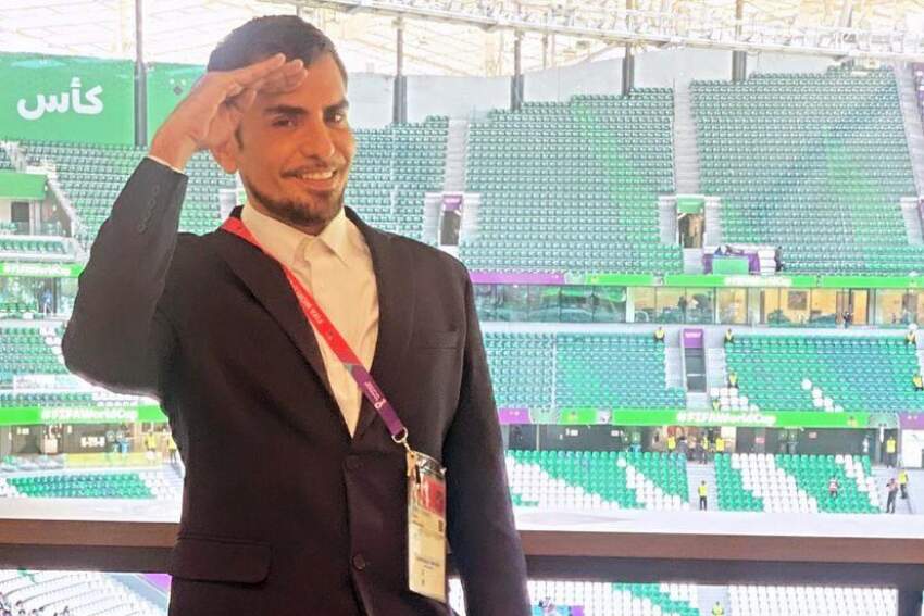  O francano Cairo Archete está no Qatar prestando serviços para Fifa. Ele comemorou nova idade no dia 26 e recebe meu abraço especial