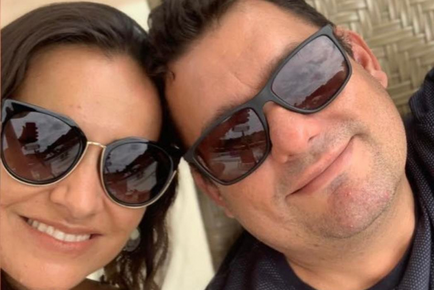 O diretor comercial da Ato Design, André Morales (foto com a esposa Thalita), está se aprimorando em SP