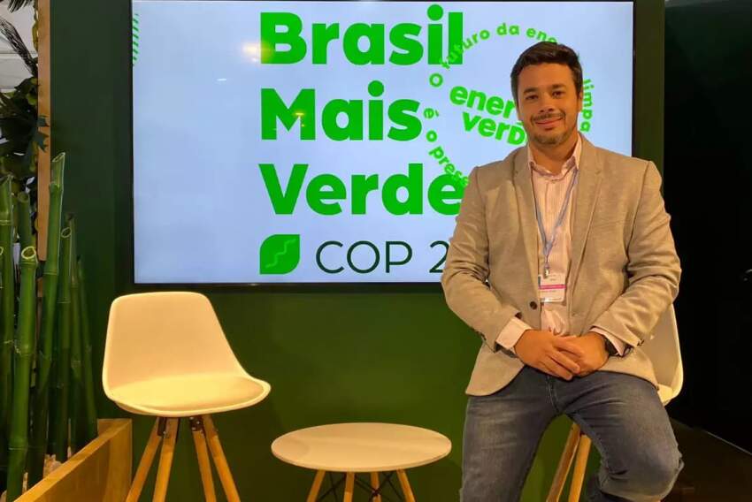 Lucas Alonso Rocha, professor doutor em química, um dos criadores da startup