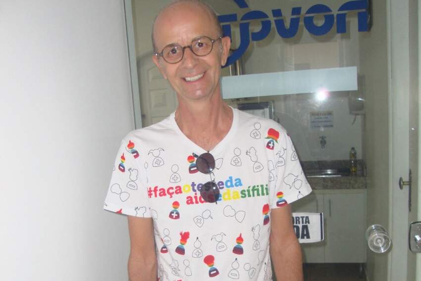 Psicólogo João Doná, do CTA (Centro de Testagem e Aconselhamento) de IST/Aids
