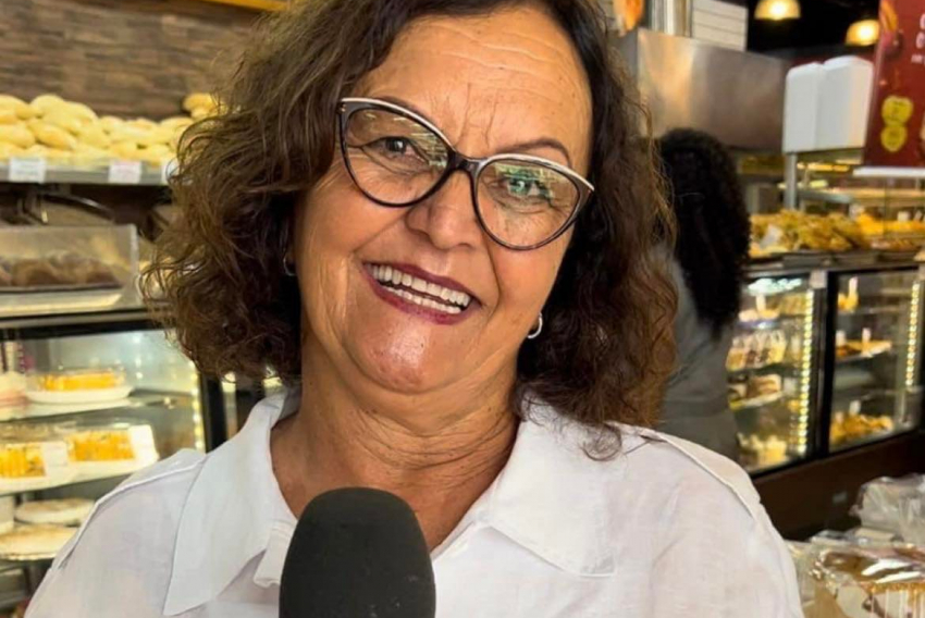 Eleni Moreti (influenciadora e cozinheira) foi repórter por um dia no Fantástico, da TV Globo, domingo (18)