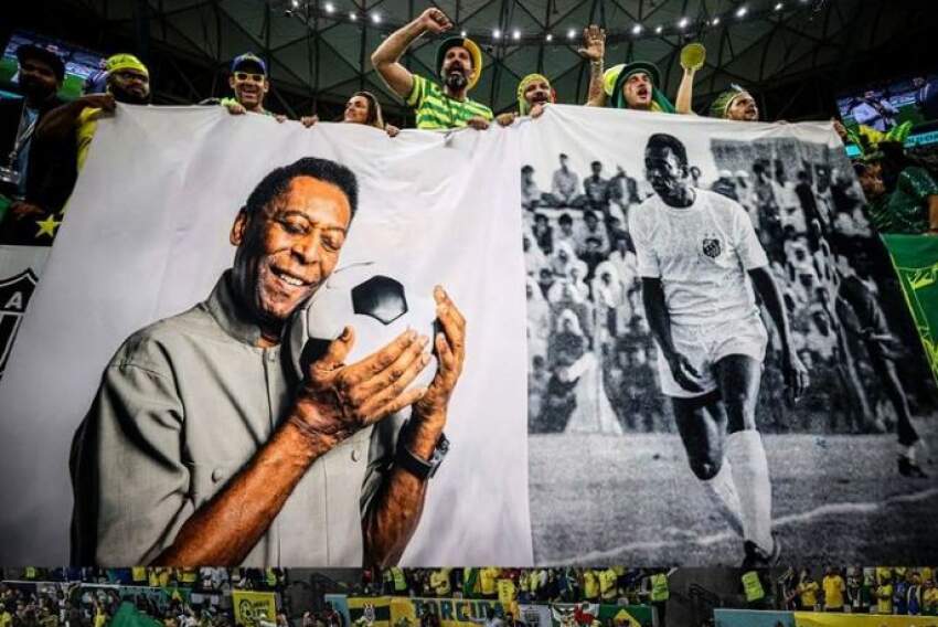 Pelé tem recebido várias demonstrações de apoio nos últimos dias