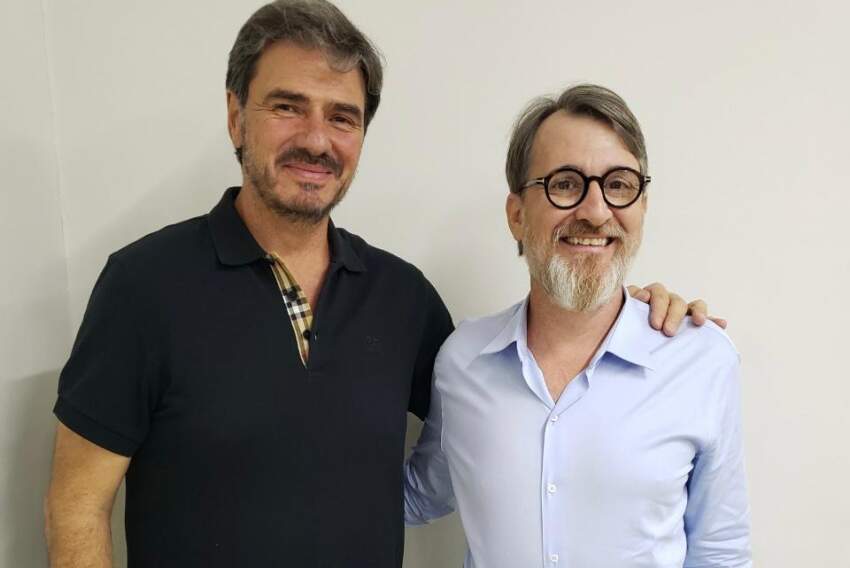 Tonin Salloum Filho, vice-presidente, e Paulo Henrique Ferreira, novo presidente da Apae Franca