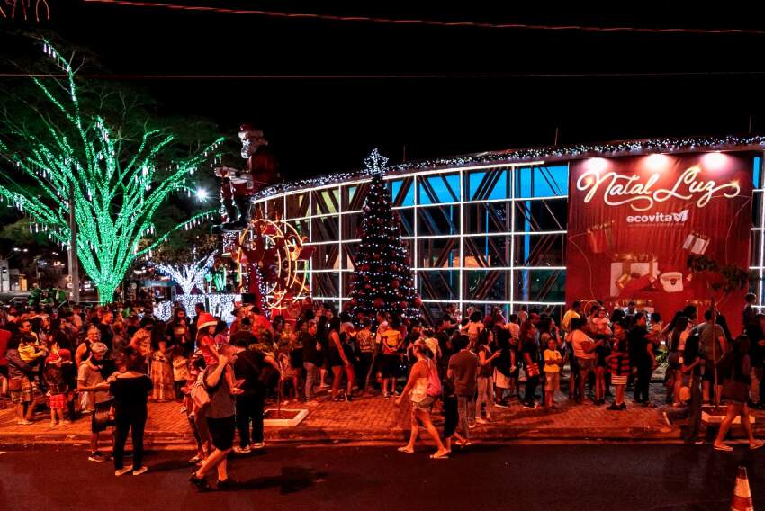 O Natal iluminado da Ecovita está de volta com diversas atrações para a população