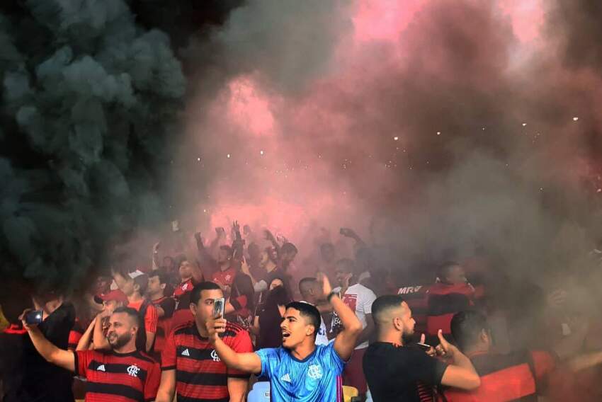 A torcida do Flamengo esgotou seus ingressos para a Supercopa do Brasil deste sábado cinco dias antes da partida