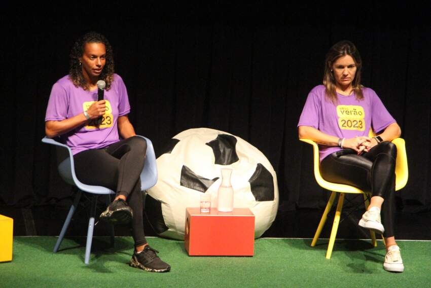 Gabi Zanotti e Rosana Augusto comentaram sobre o cenário do futebol feminino e a evolução da categoria