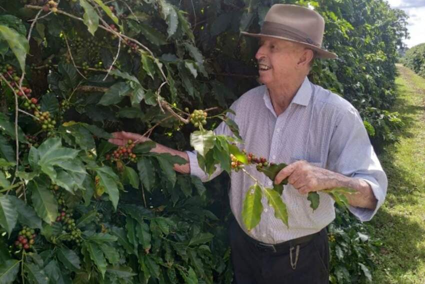 Ivo Moscardini teve uma vida dedicada à cafeicultura e deixa um legado de trabalho e dedicação. 