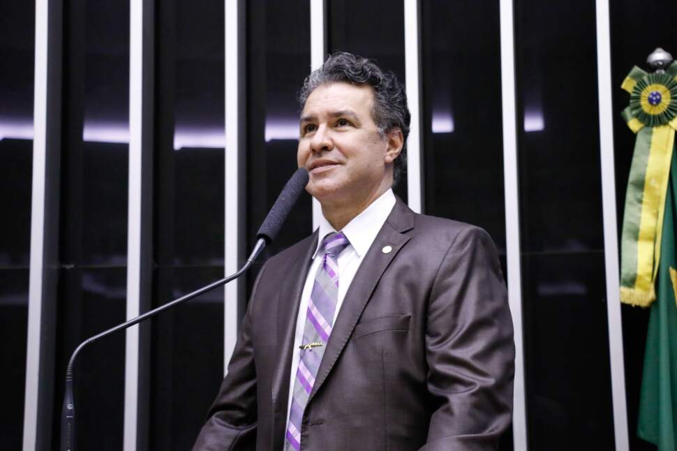 O deputado federal Capitão Augusto (PL), cuja pré-candidatura à Prefeitura de Bauru acaba de ser lançada (crédito: Marina Ramos/Câmara dos Deputados)