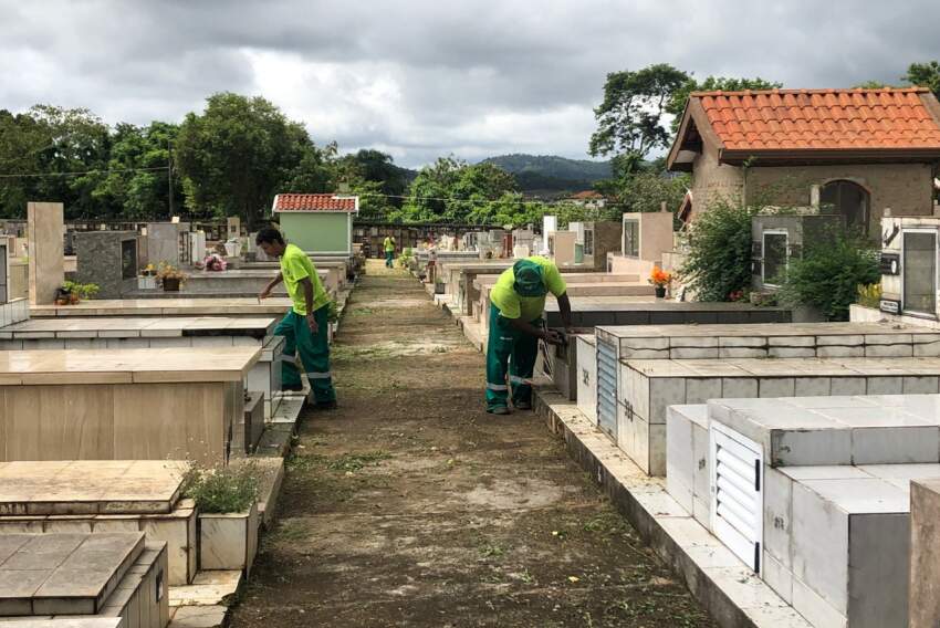 Para melhoria, os investimentos e limpeza já começaram no Cemitério Municipal Bosque da Saudade, em Campo Limpo Paulista