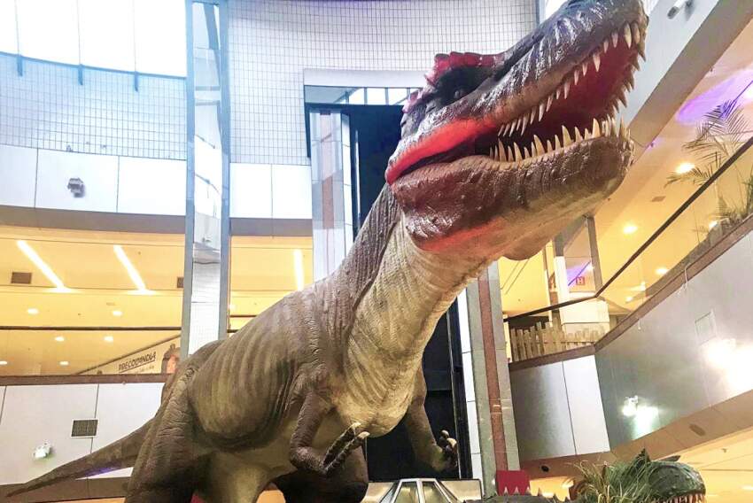 Férias no Mundo Jurássico: dinossauros animados em tamanho real voltam a São José